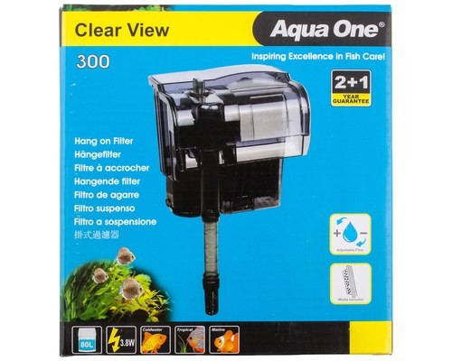 AQUA ONE CLEARVIEW 300 HANG ON FILTER 300 L/HR