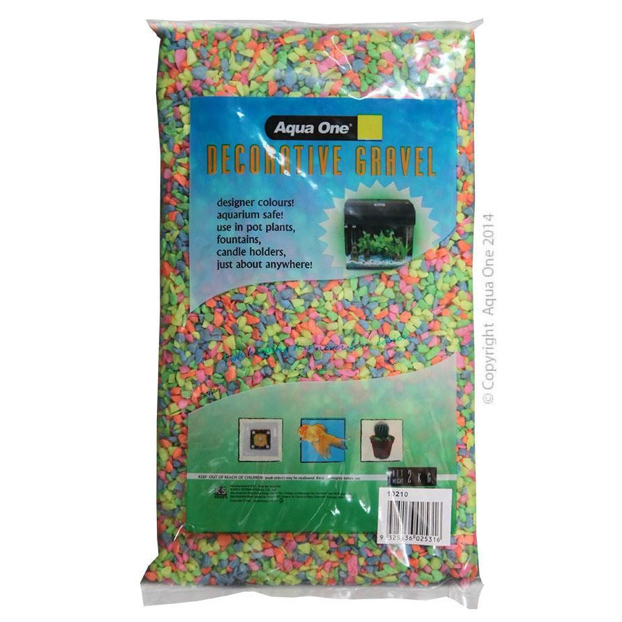 AQUA ONE GRAVEL NEON 2KG