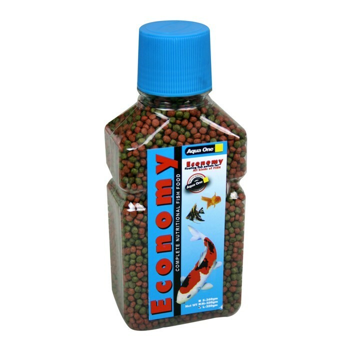 AQUA ONE ECONOMY PELLETS FOOD 3MM 580G