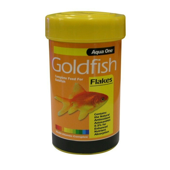 AQUA ONE GOLDFISH FLAKES FOOD 24G