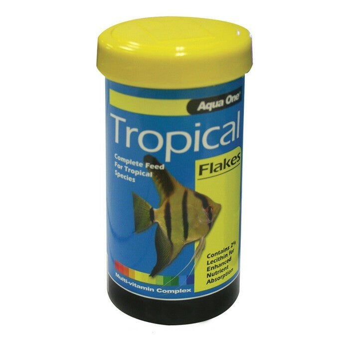AQUA ONE TROPICAL FISH FLAKES FOOD 100G