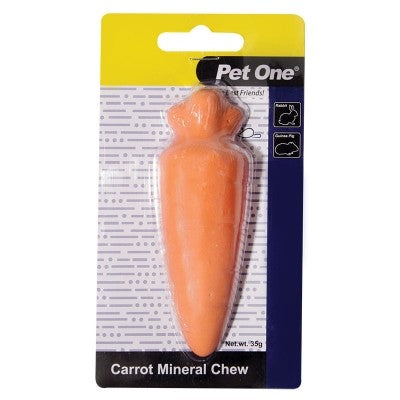 PET ONE SMALL ANIMALS CARROT MINERAL CHEW