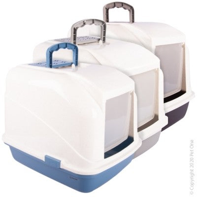PET ONE Cozy Cat Rectangle Litter Box W40 X D50 X H40cm