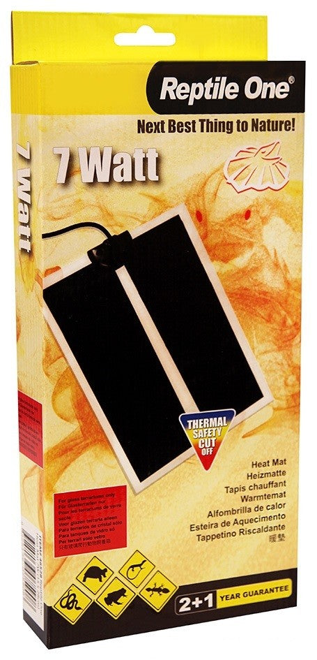 REPTILE ONE HEAT MAT FOR REPTILES 7W 15X28CM 240V