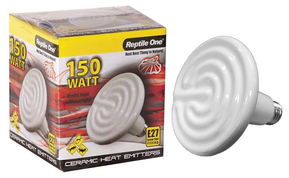 REPTILE ONE CERAMIHEAT LAMP 150W E27 SCREW FITTING