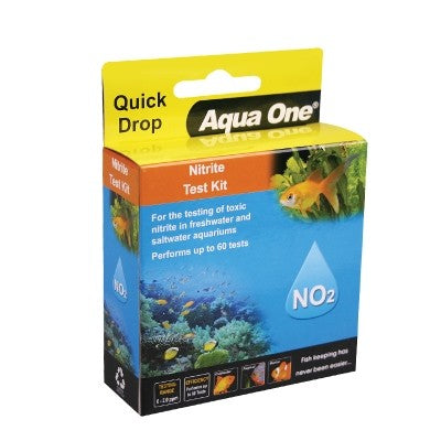 AQUA ONE TEST KIT NITRITE NO2 QUICK DROPS