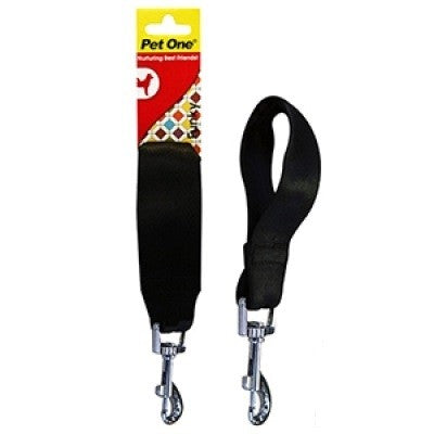 PET ONE SEAT BELT RESTRAINT LOOP 13CM BLACK