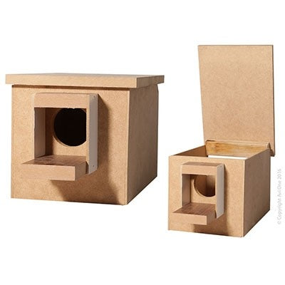 AVI ONE WOODEN BUDGIE NEST BOX 16W 23.5D X 15.5H CM