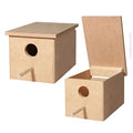 AVI ONE WOODEN SMALL PARROT NEST BOX 9W X 29D 19.5H CM