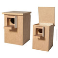 AVI ONE WOODEN LOVEBIRD NEST BOX 16W X 18D 25H CM