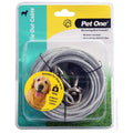 PET ONE TIE OUT CABLE 6M (4.8MM) FOR DOGS UP TO 45KG