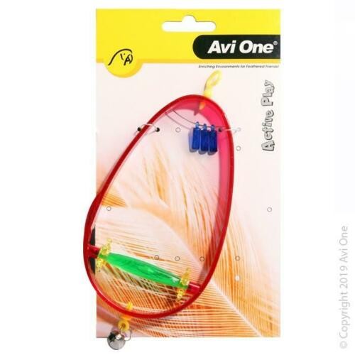 AVI ONE BIRD TOY SWING WITH PERCH AND BELL 21CM