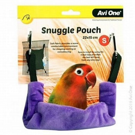 AVI ONE BIRD SNUGGLE POUCH SMALL GRAPE 22x15CM