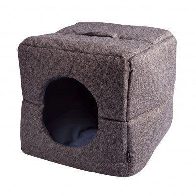 PET ONE CAT CUBE ECO 35X35X35CM GREY