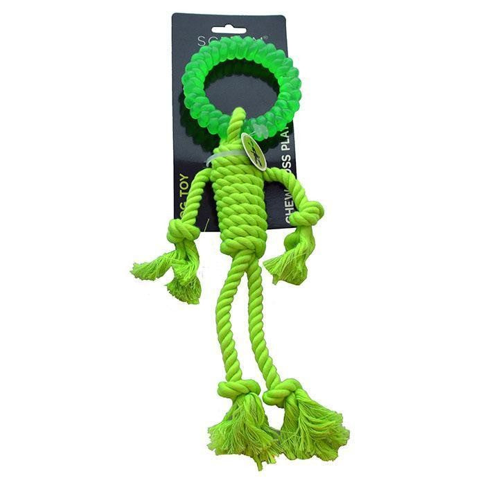 SCREAM ROPE MAN WITH TPR HEAD LOUD GREEN