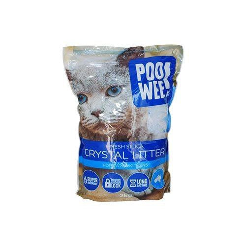 POO WEE CAT LITTER CRYSTAL 6KG (CLICK & COLLECT & LOCAL DELIVERY ONLY)