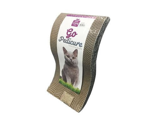 ALL PET CARE FELINE SCRATCHING BOARD WAVE WITH CATNIP (CLICK & COLLECT & LOCAL DELIVERY ONLY)