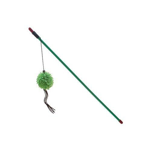 FELINE CARE AUSTRALIA CAT TOY TEASER WAND WITH GREEN BALL