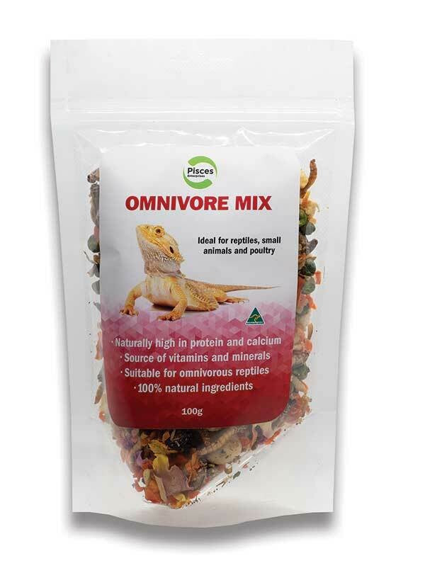 PISCES ENTERPRIES Freeze-Dried Omnivore Mix 100g