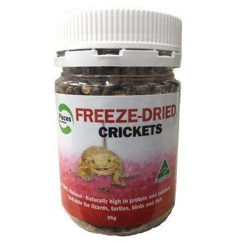 PISCES ENTERPRISES FREEZE-DRIED CRICKETS 35G