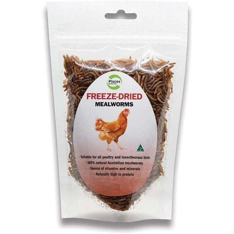 PISCES ENTERPRISES FREEZE DRIED MEALWORMS 70G