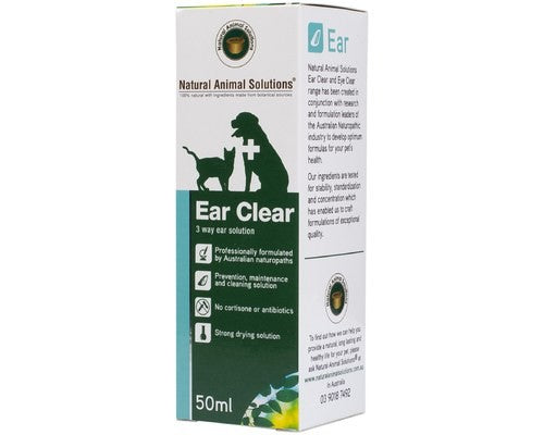 NATURAL ANIMAL SOLUTIONS Ear Clear 50ml