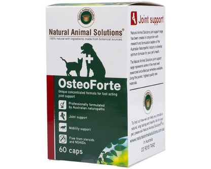 NATURAL ANIMAL SOLUTIONS OSTEOFORTE 60 CAPS