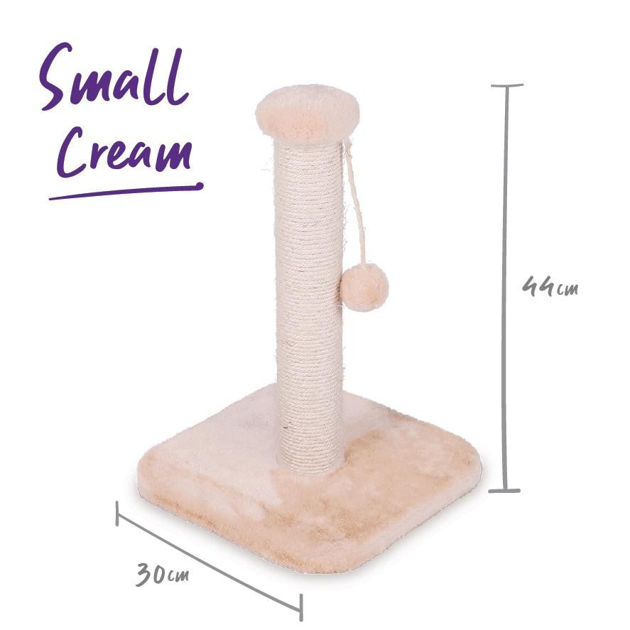 KAZOO SCRATCH POST -CREAM-SMALL (CLICK & COLLECT & LOCAL DELIVERY ONLY) (CLICK & COLLECT & LOCAL DELIVERY ONLY)