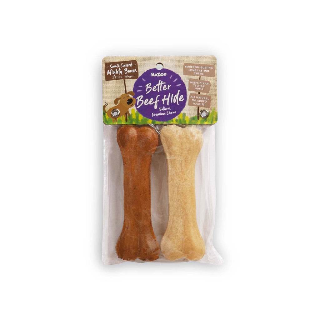 KAZOO SMOKED MIGHTY PRESSED BONE 11CM 80GM 2PK