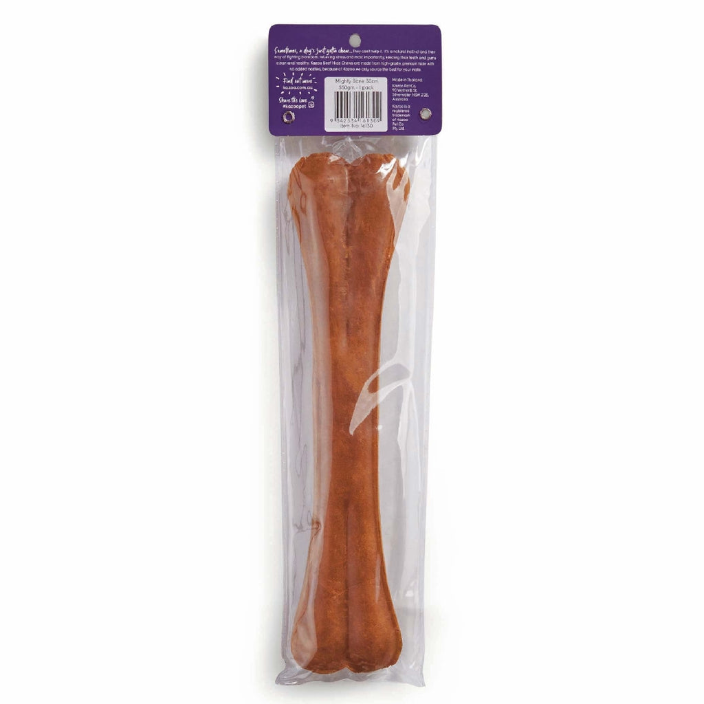 KAZOO SMOKED MIGHTY PRESSED BONES 350GM 1PK