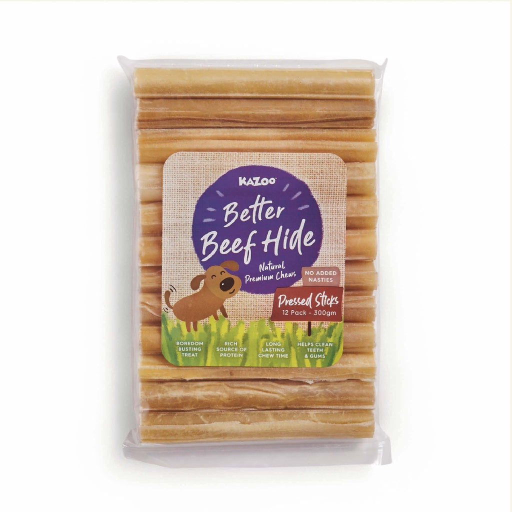 KAZOO NATURAL PRESSED STICK 12CM 300G 12PACK