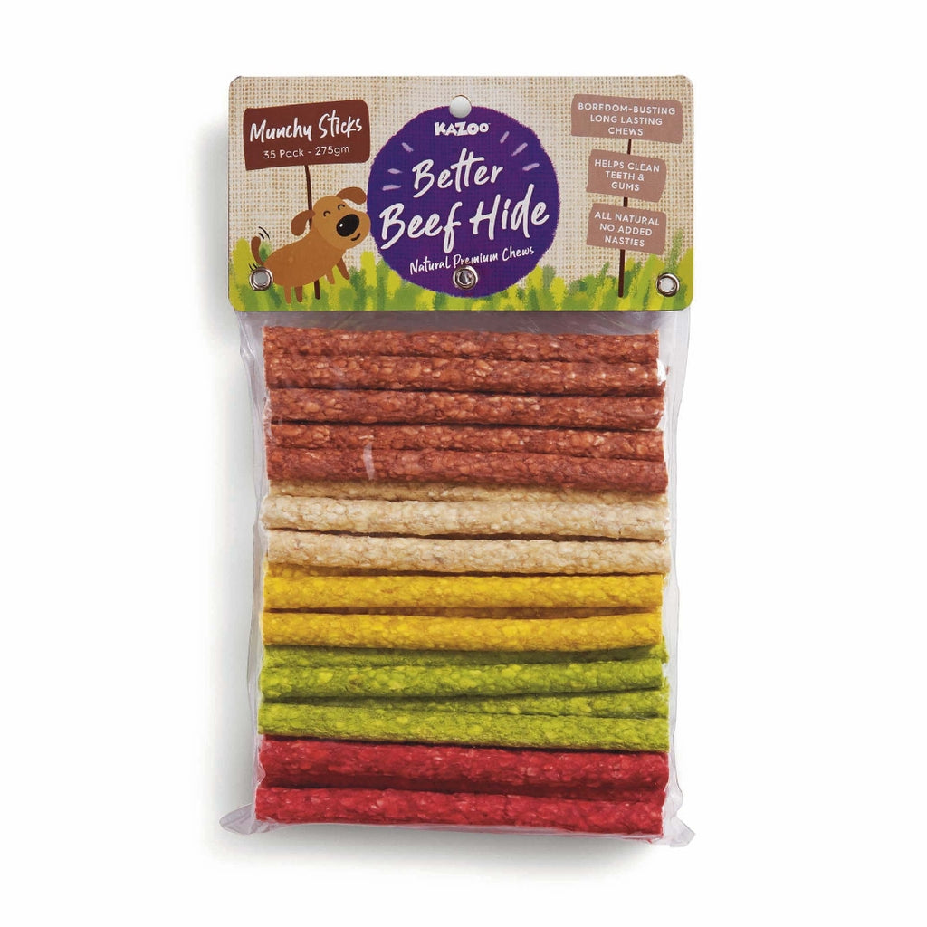KAZOO MUNCHY STICKS 13CM 275GM 35PK