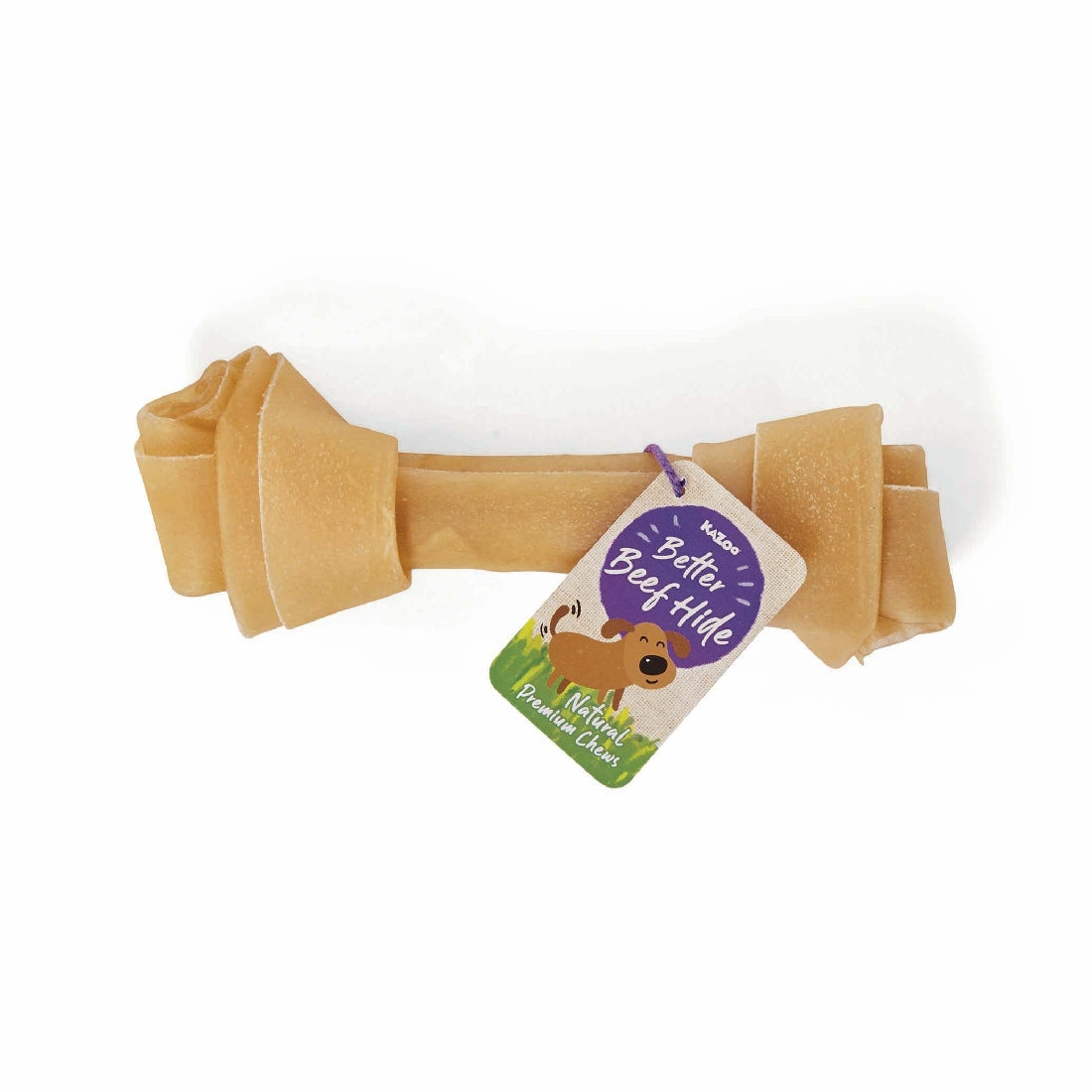 KAZOO NATURAL KNOT BONE 15CM SINGLE