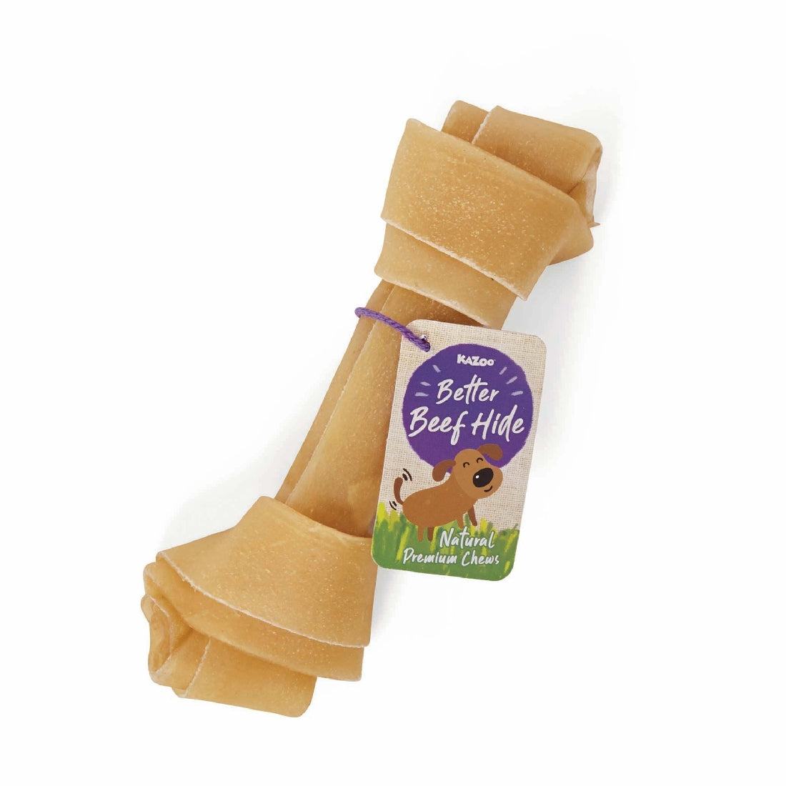 KAZOO NATURAL KNOT BONE 15CM SINGLE