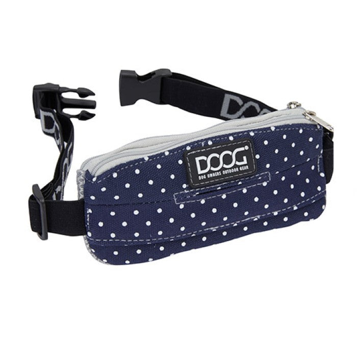 DOOG Mini Belt - Stella, navy with white polka dot