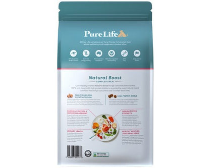 PURE LIFE NATURAL BOOST DRY ADULT CAT FOOD SALMON 1.5KG