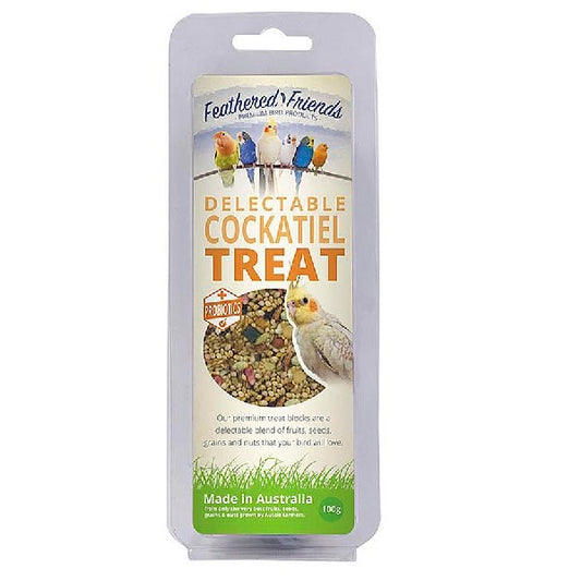 FEATHER FRIENDS COCKATIEAL TREATS 100G