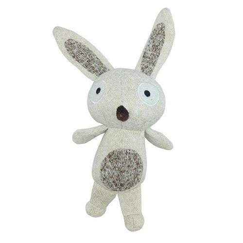 FURRY FACE CUDDLERS RABBIT SOFT DOG TOY