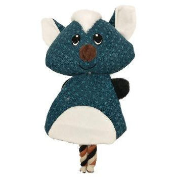 FURRY FACE ROPE RASCAL SKUNK CHEW DOG TOY