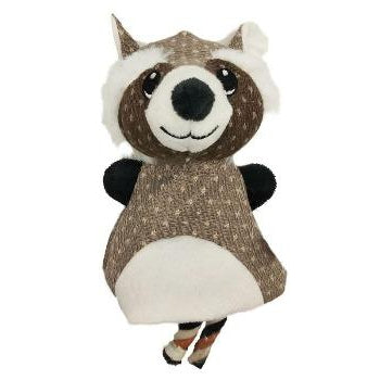 FURRY FACE ROPE RASCAL RACCON CHEW DOG TOY