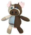 FURRY FACE CHECKMATES PLUSH PIG 23CM