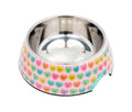 FUZZYARD EASY FEEDER CANDY HEARTS BOWL LARGE