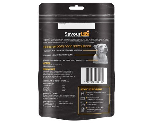 SAVOURLIFE AUSTRALIAN CHICKEN STRIPS 165G