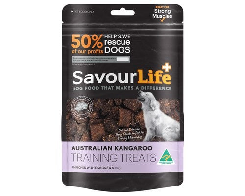SAVOURLIFE AUSTRALIAN KANGAROO TRAINING TREATS 165G