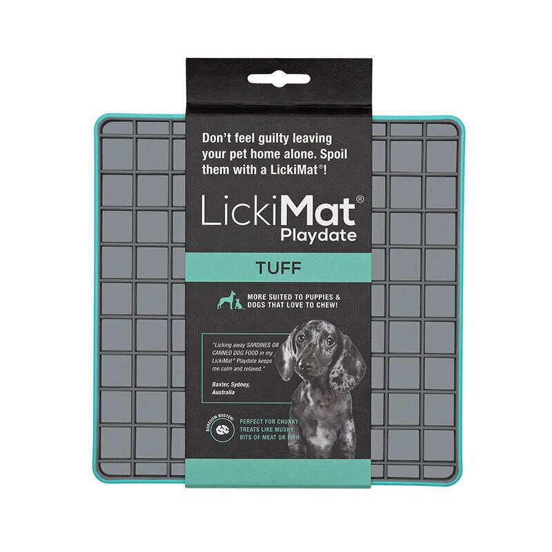 LICKIMAT FOR DOG PLAYDATE TUFF SERIES TURQUOISE