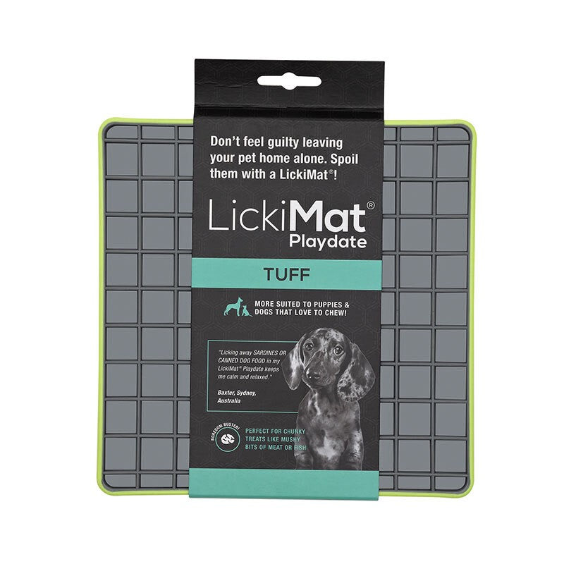 LICKIMAT FOR DOG PLAYDATE TUFF SERIES GREEN
