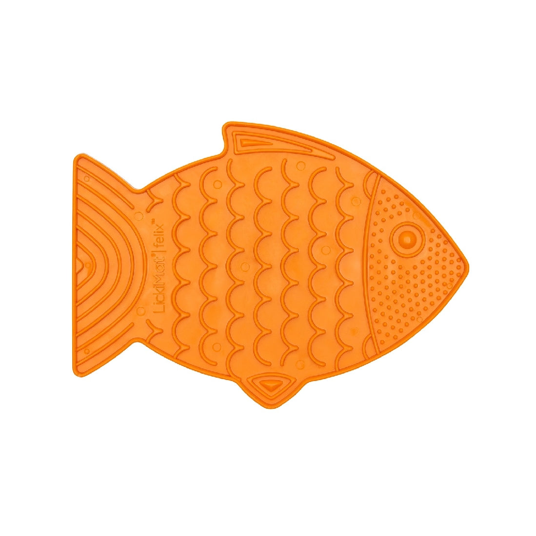 LICKIMAT FELIX SLOW FOOD BOWL FOR CATS - ORANGE