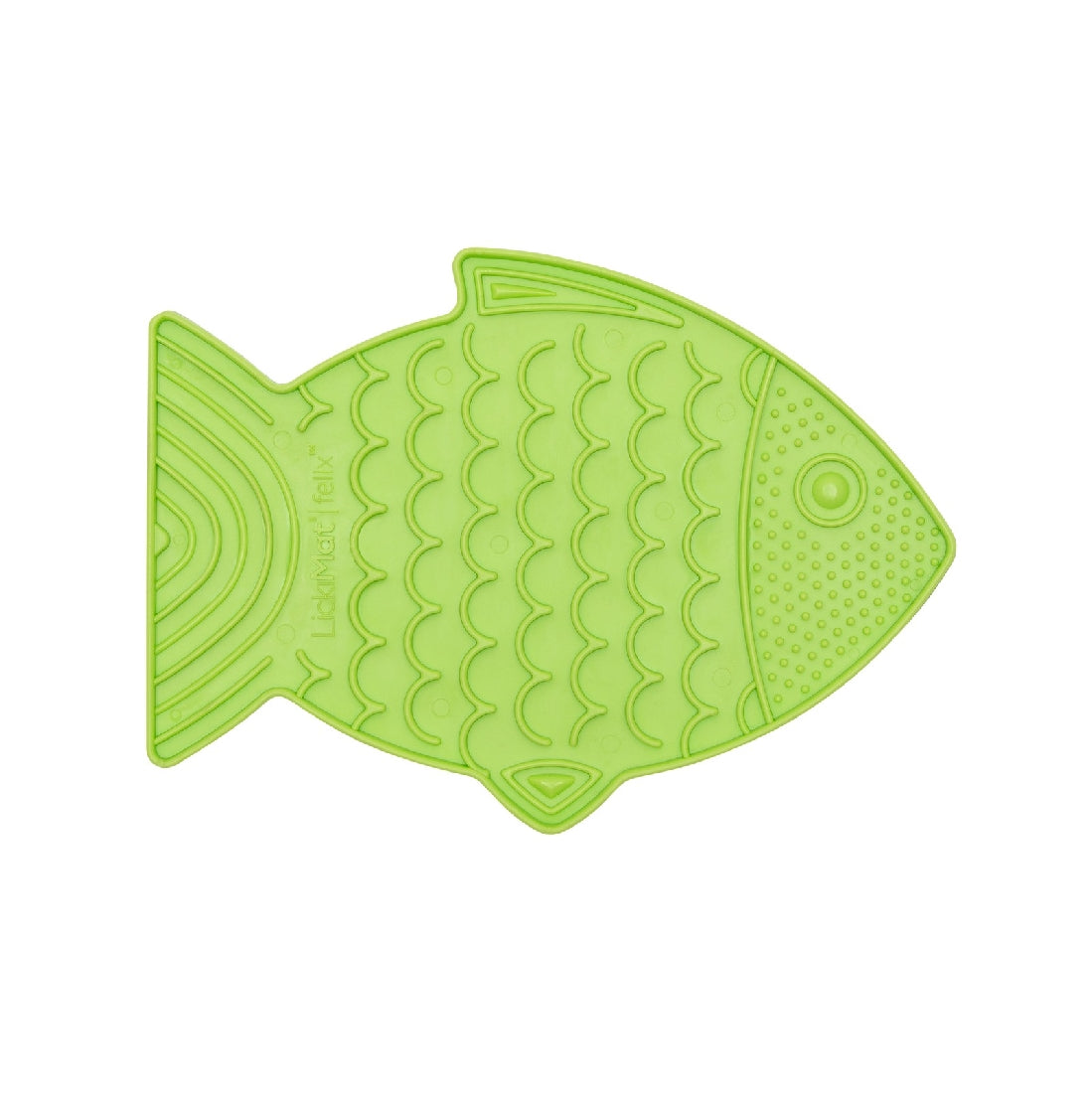 LICKIMAT FELIX SLOW FOOD BOWL FOR CATS - GREEN
