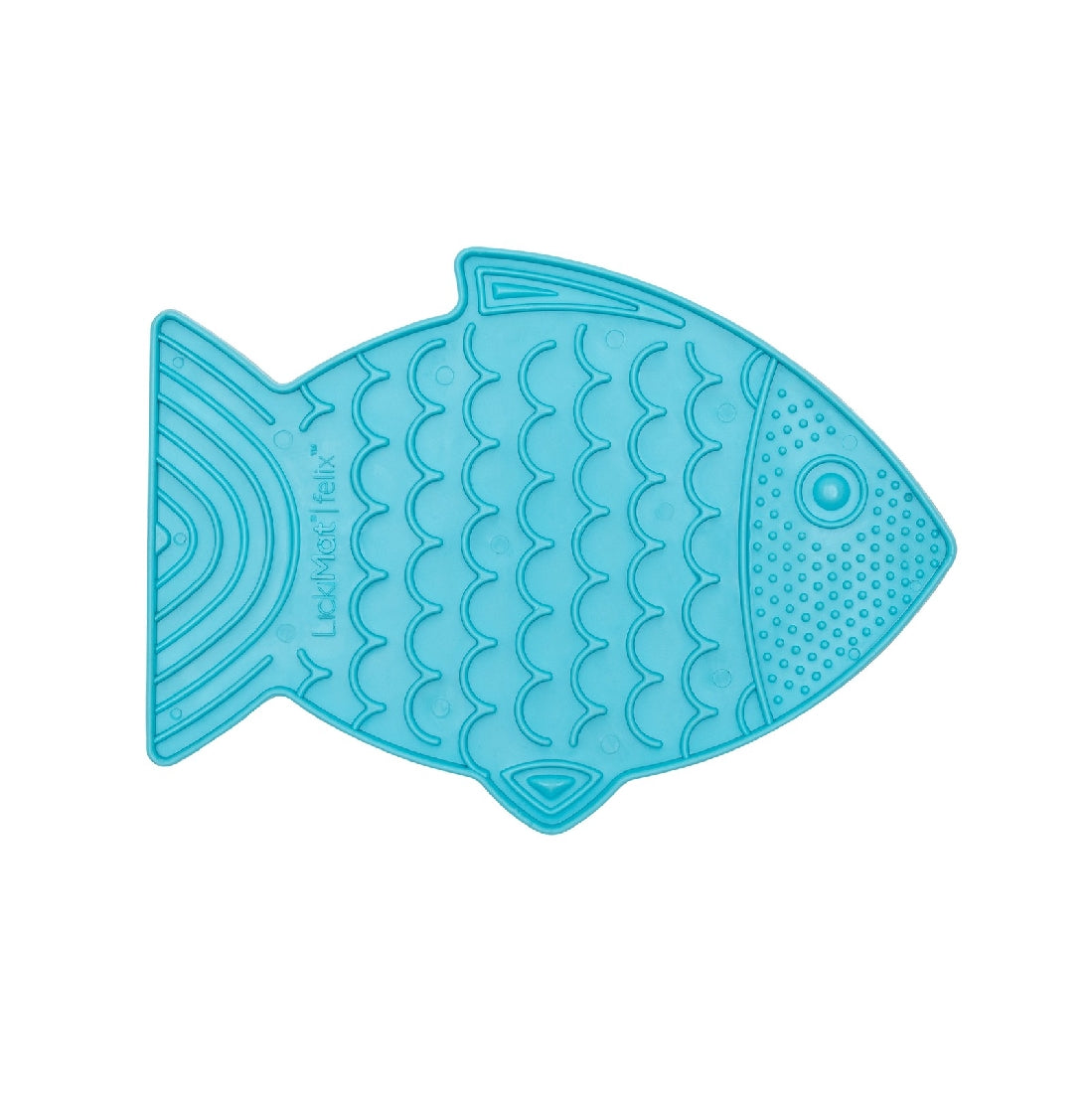 LICKIMAT FELIX SLOW FOOD BOWL FOR CATS - TURQUOISE