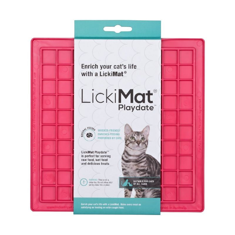 LICKIMAT FOR CAT PLAYDATE PINK